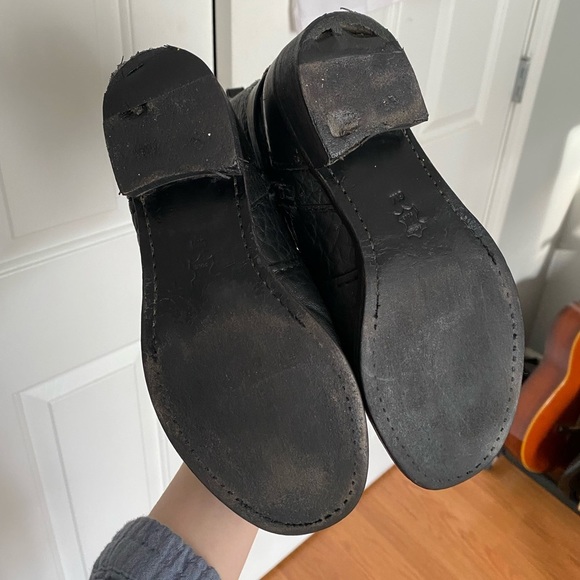 Tory Burch Leona Moto Mid Calf Leather Boots - Picture 8 of 8